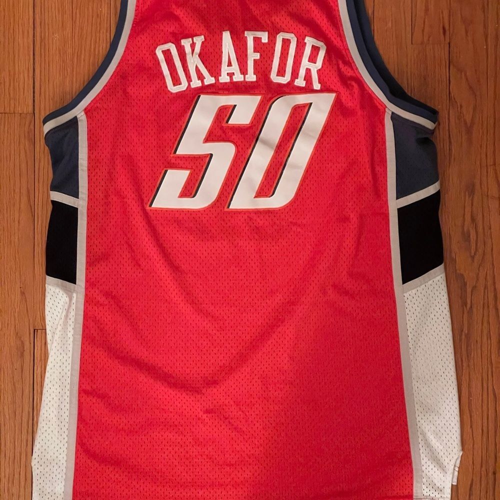 Vintage Emeka Okafor Charolette Bobcats Reebok Jersey (XL)